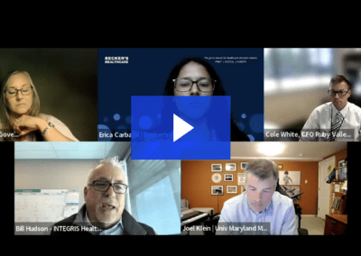 CXO Webinar: The Most Important Tech Investments Hospitals are Making and Why